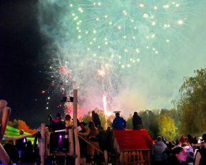 Family Fireworks in the Forest